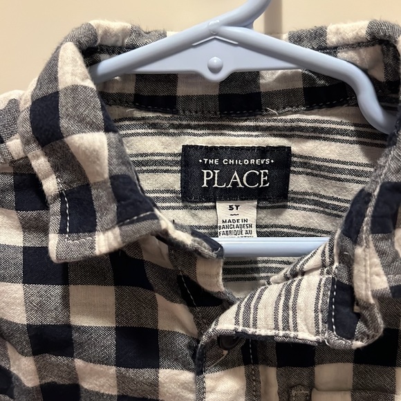 Dark blue flannel - Picture 2 of 3